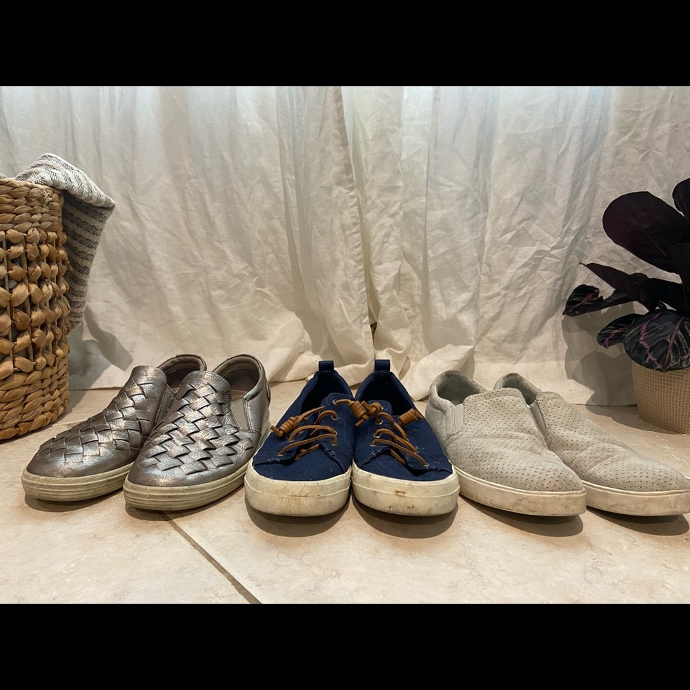 Lot of slip on shoes